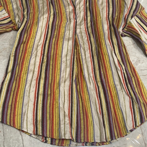 A-k-R-I-S punto AKRIS 100% silk blouse top shirt women duze us4 worn once - Picture 7 of 8